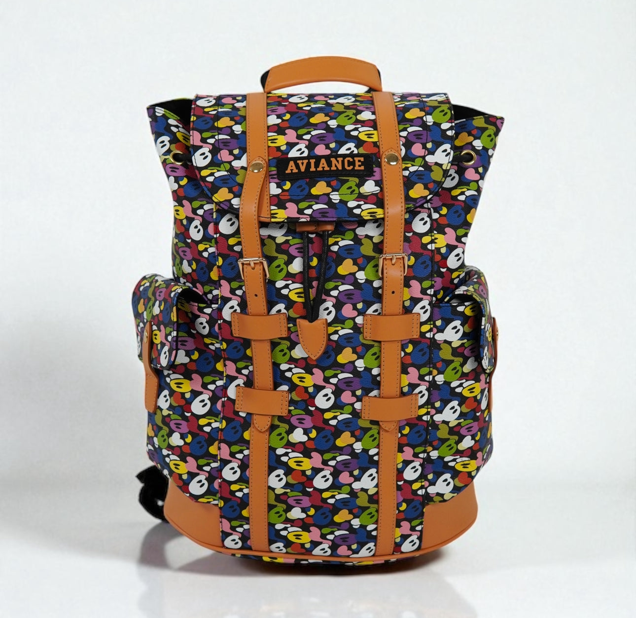 Black Multi Camo Backpack