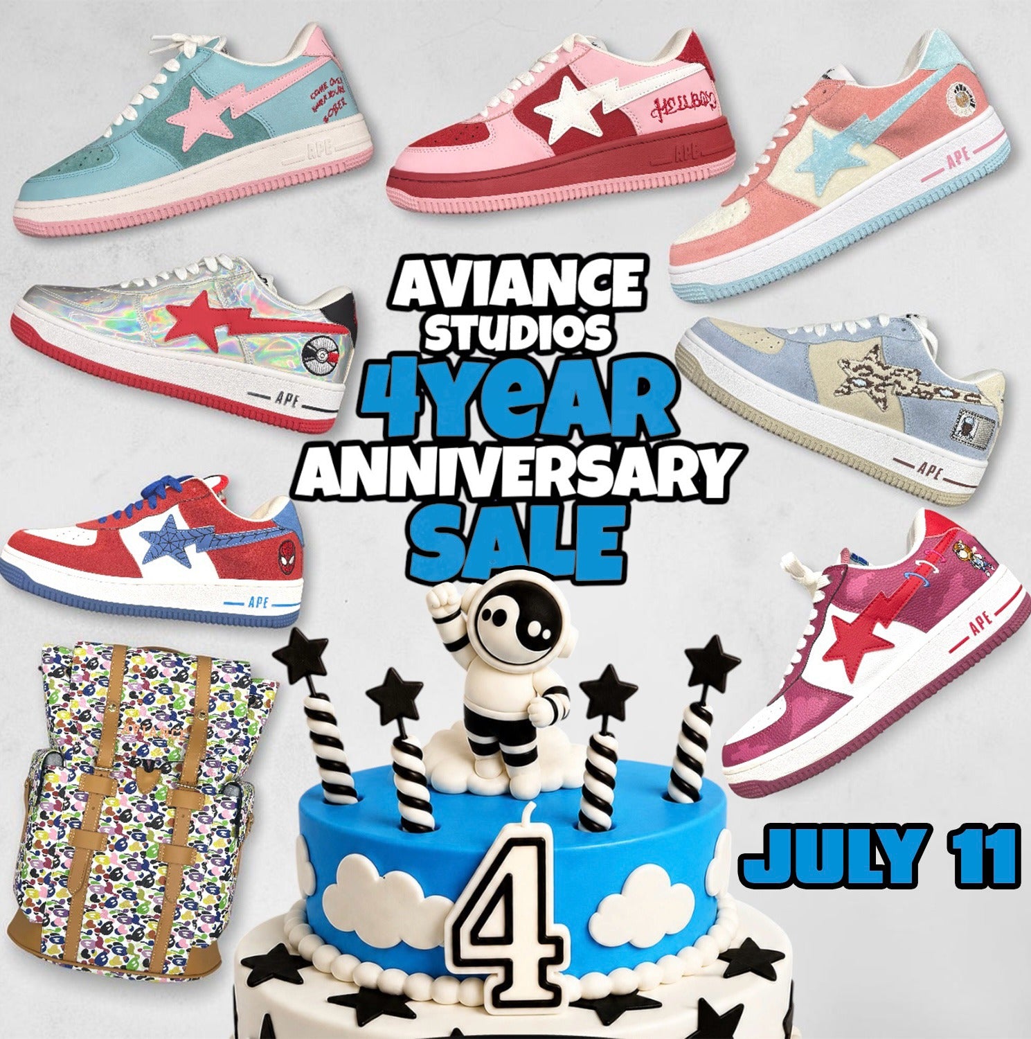 Aviance Studios 4 year anniversary sale