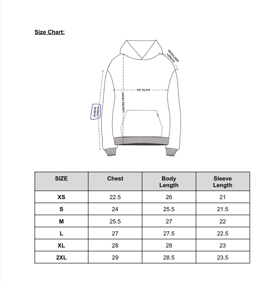 Pastelle Hoodie